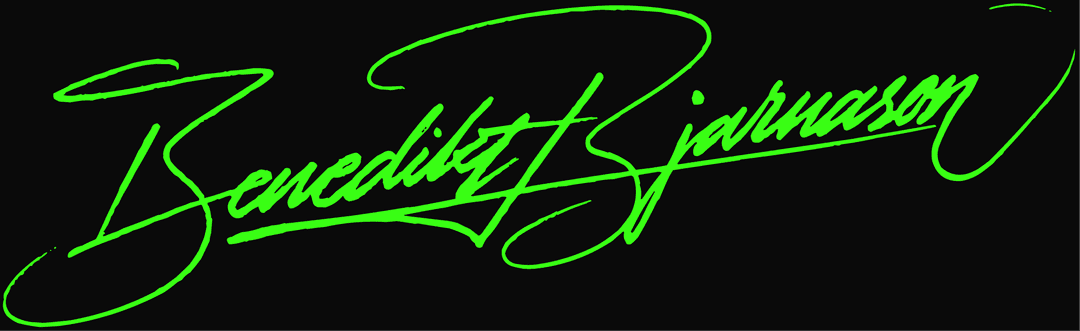 Benedikt Bjarnason signature
